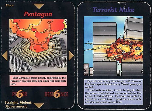 illuminati card game pentagfon and towers