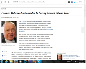 vatican ambassador sex trial